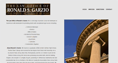 Desktop Screenshot of garziolaw.com